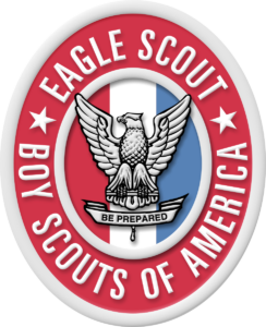 Emblem for the Eagle Scout Boy Scouts of Americas